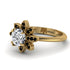 Round Diamond Flower Ring - Michelle No. 31
