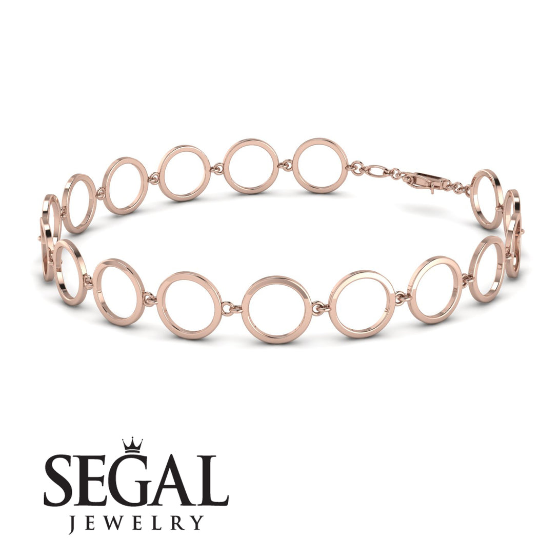 Round Gold Bracelet - Louisa No. 2