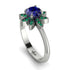 Round Sapphire Flower Ring - Michelle No. 30