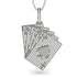 Royal Flush Poker Diamond Necklace - Jose No. 3 image 1