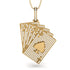 Royal Flush Poker Diamond Necklace - Jose No. 1