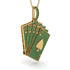 Royal Flush Poker Emerald Necklace - Jose No. 4 image 2