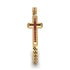 Ruby Cross Men Chain Bracelet - Nicholas No. 10