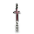 Ruby Cross Men Chain Bracelet - Nicholas No. 12 image 1