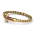 Ruby Cross Men Chain Bracelet - Nicholas No. 10