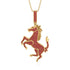 Ruby Horse Necklace - Douglas No. 10