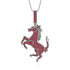Ruby Horse Necklace - Douglas No. 12
