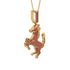 Ruby Horse Necklace - Douglas No. 10