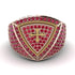 Ruby Men Signet Ring - Roger No. 29