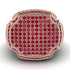 Ruby Men Signet Ring - Carl No. 14