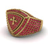 Ruby Men Signet Ring - Roger No. 28