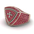 Ruby Men Signet Ring - Roger No. 35