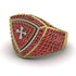 Ruby Men Signet Ring - Roger No. 34