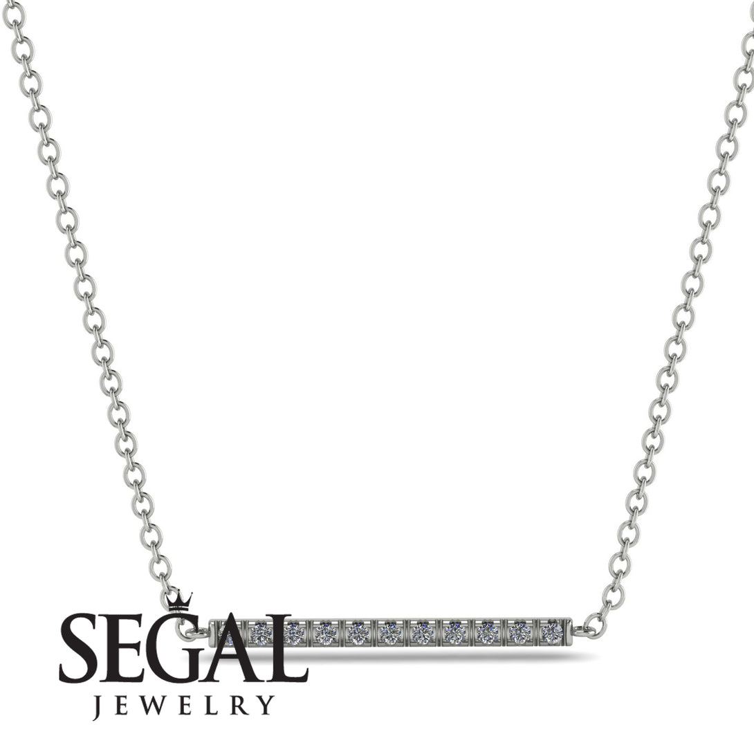 Short Line Diamond Necklace - Elsie No. 3