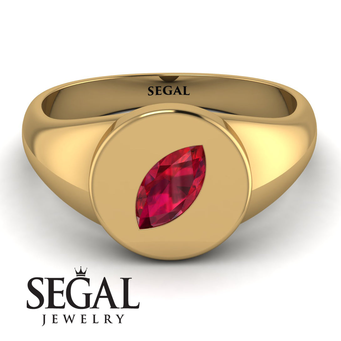 Signature Marquise Ruby Ring - Eloise No. 10