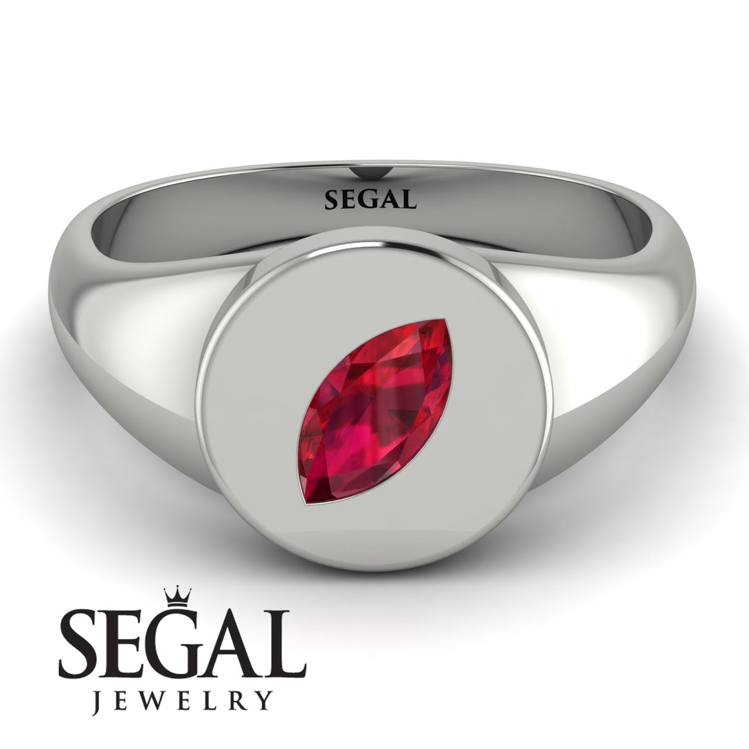 Signature Marquise Ruby Ring - Eloise No. 12
