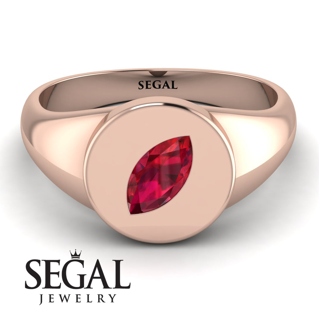 Signature Marquise Ruby Ring - Eloise No. 11