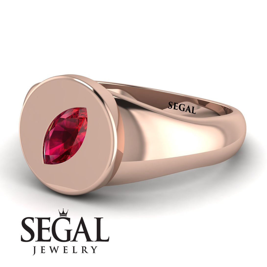 Signature Marquise Ruby Ring - Eloise No. 11