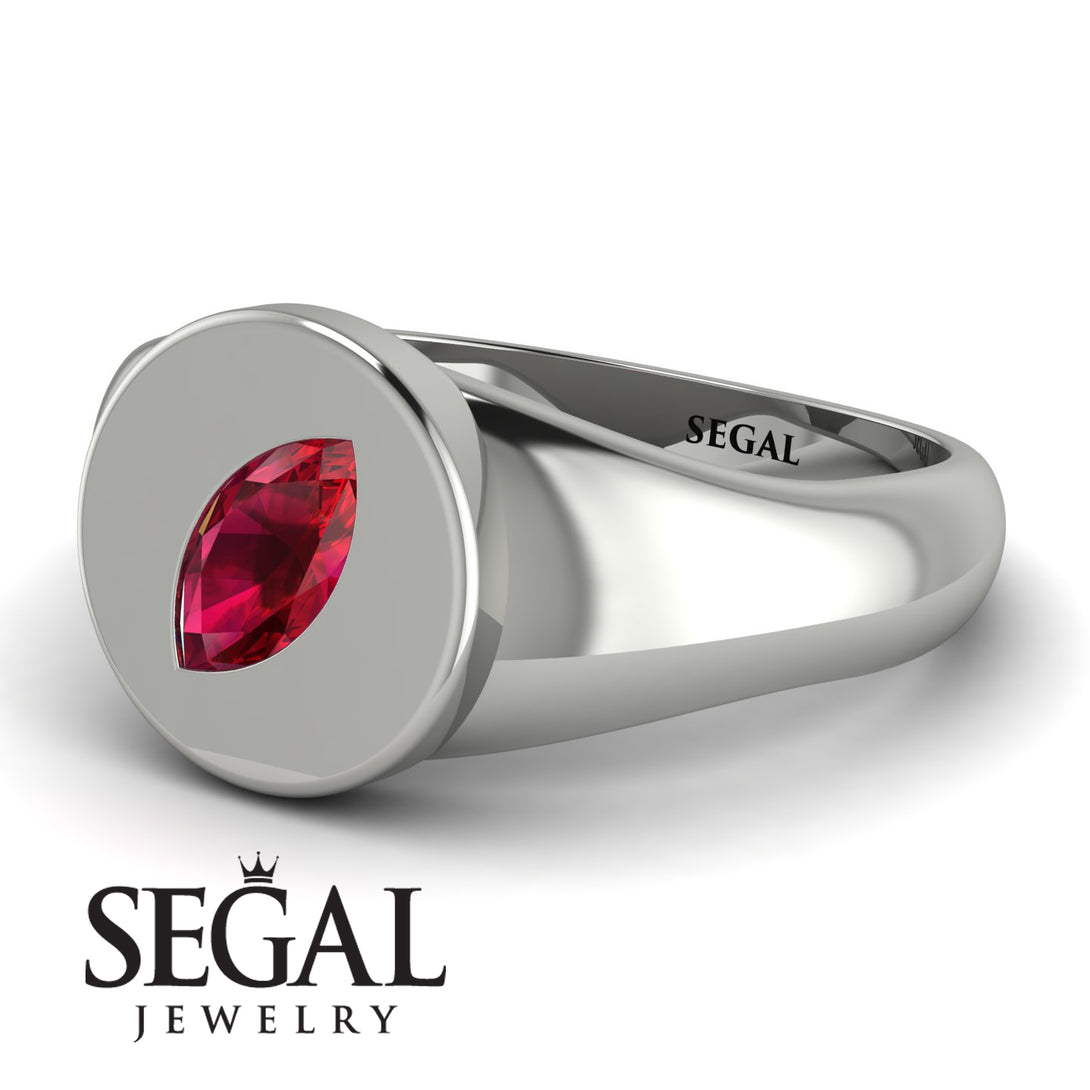 Signature Marquise Ruby Ring - Eloise No. 12