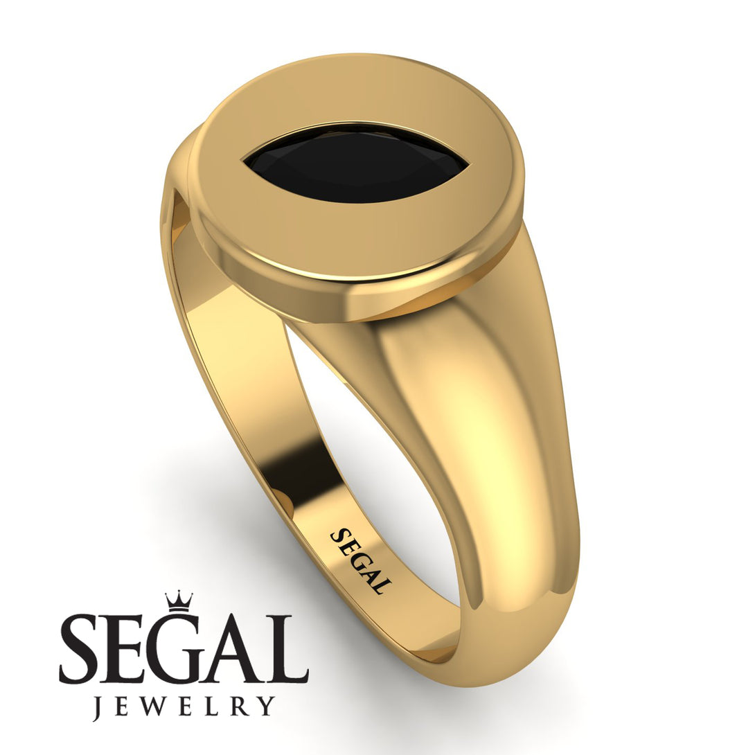 Signature Marquise Black Diamond Ring - Eloise No. 7