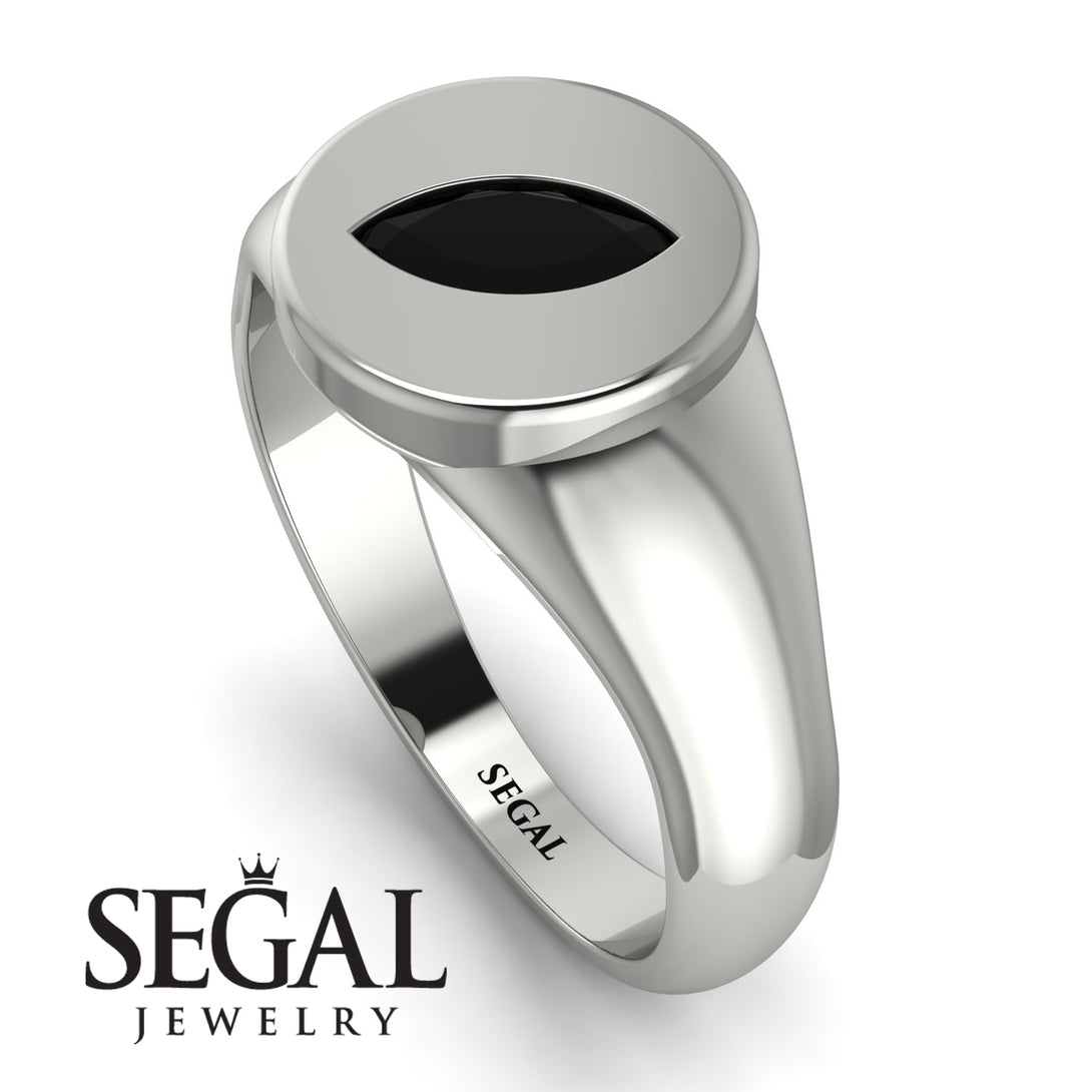 Signature Marquise Black Diamond Ring - Eloise No. 9