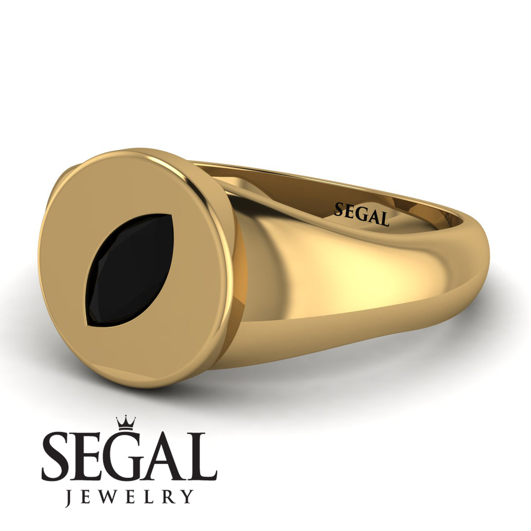 Signature Marquise Black Diamond Ring - Eloise No. 7