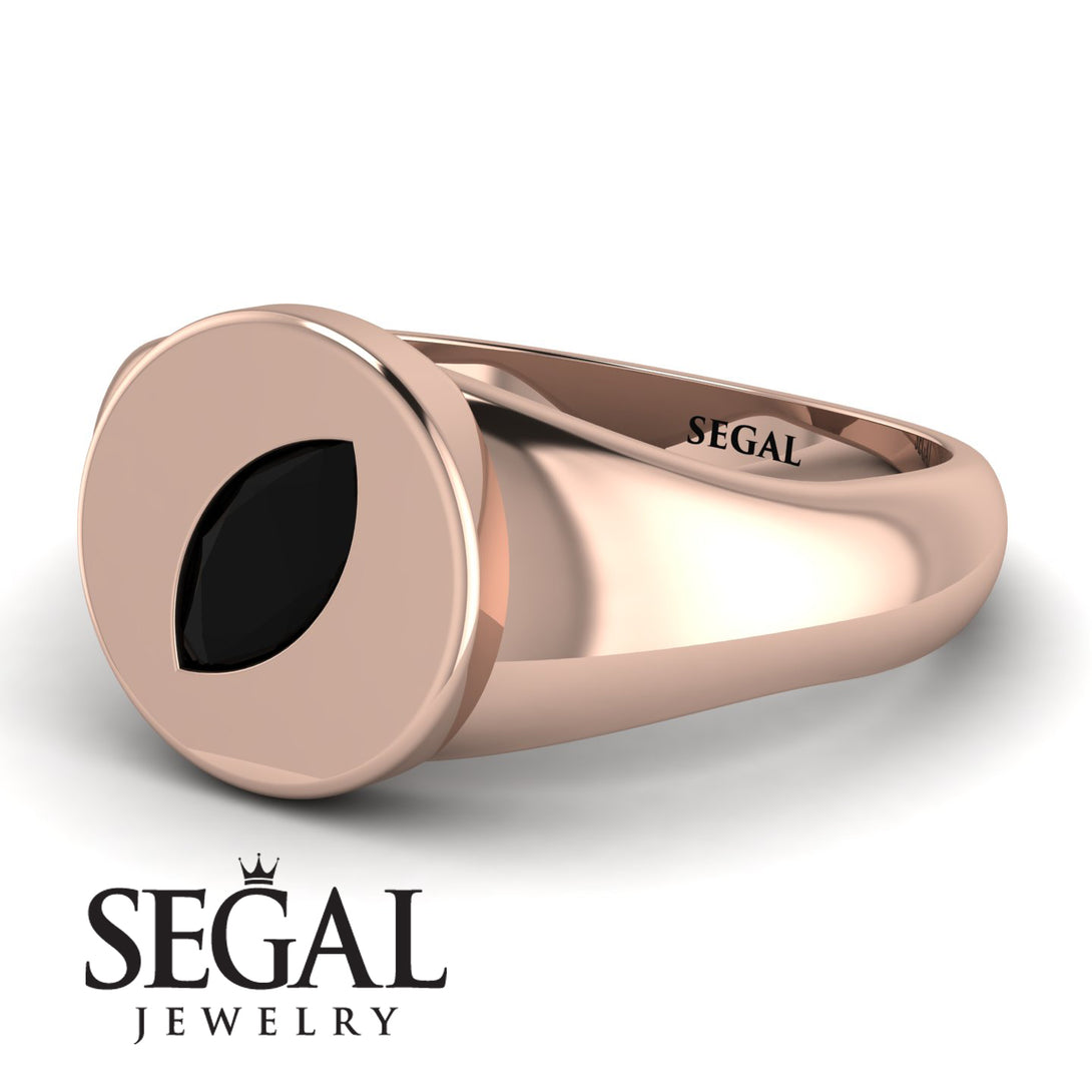 Signature Marquise Black Diamond Ring - Eloise No. 8