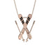 Skis Black Diamond Necklace - Zachary No. 8