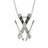 Skis Black Diamond Necklace - Zachary No. 9