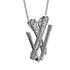 Skis Diamond Necklace - Zachary No. 3
