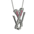 Skis Ruby Necklace - Zachary No. 12