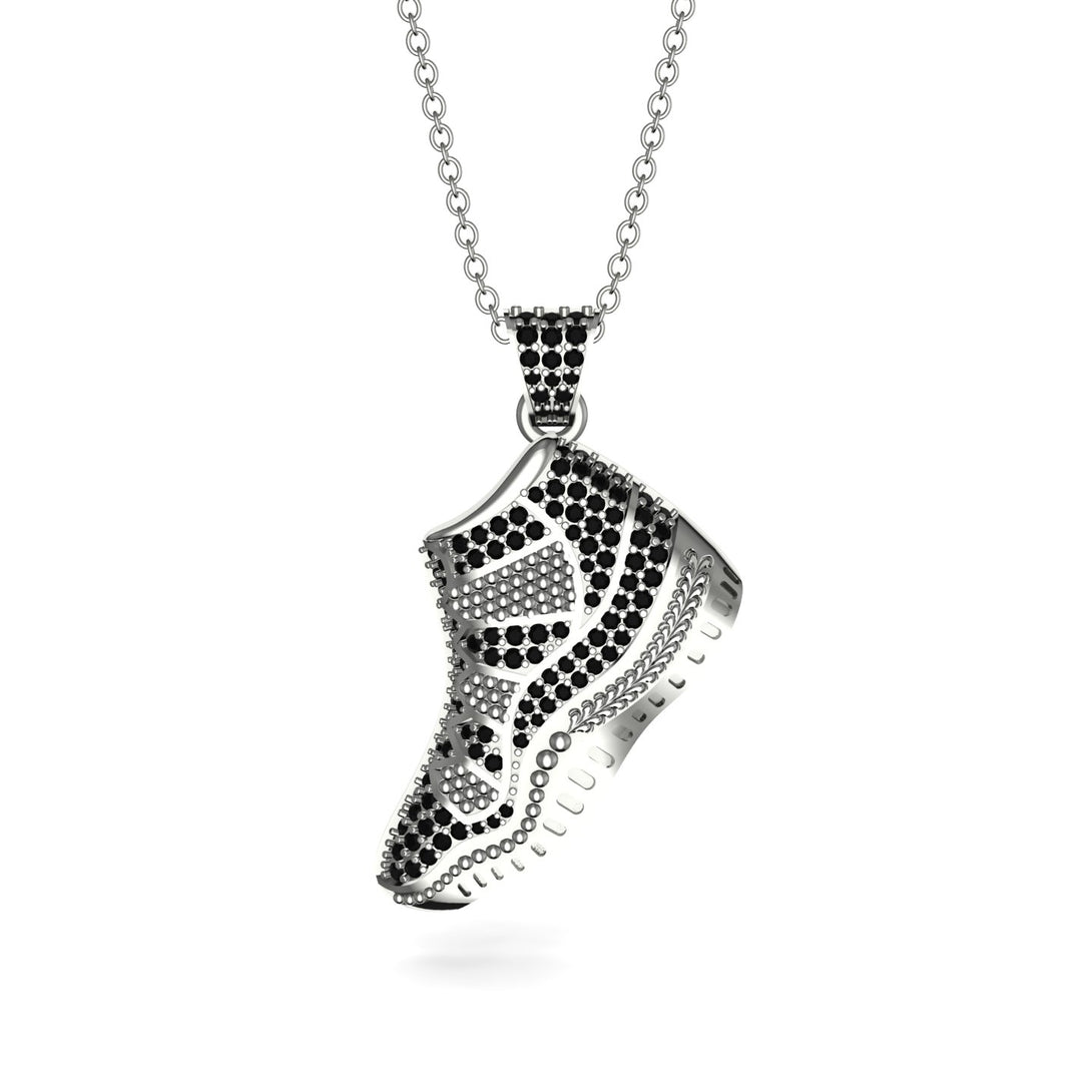Sneaker Sport Black Diamond Pendant - Justin No. 9
