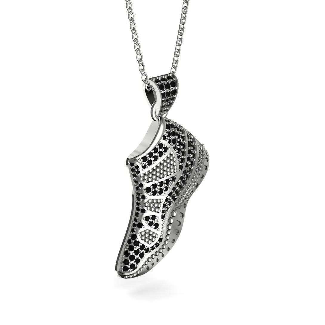 Sneaker Sport Black Diamond Pendant - Justin No. 9