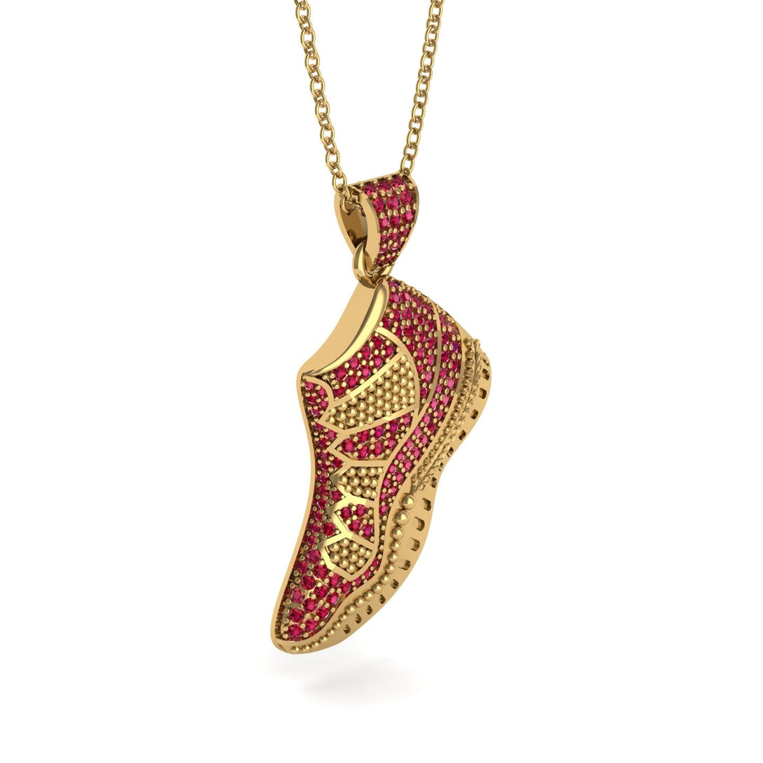 Sneaker Sport Ruby Pendant - Justin No. 10