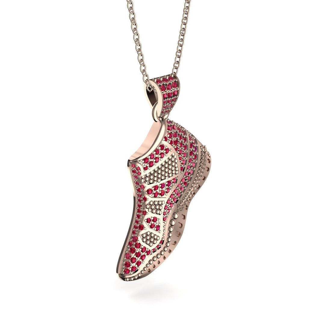 Sneaker Sport Ruby Pendant - Justin No. 11