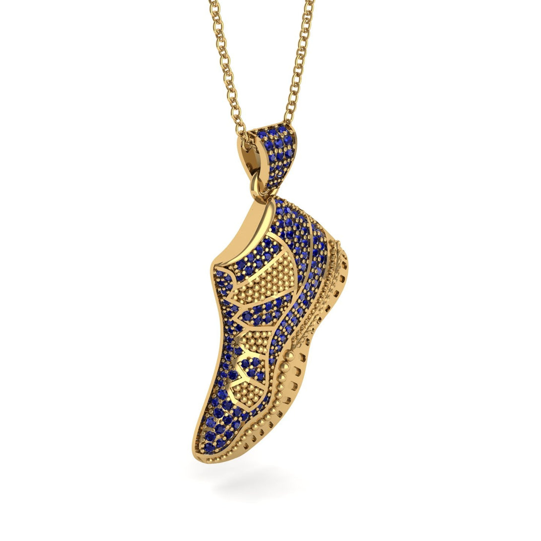 Sneaker Sport Sapphire Pendant - Justin No. 13