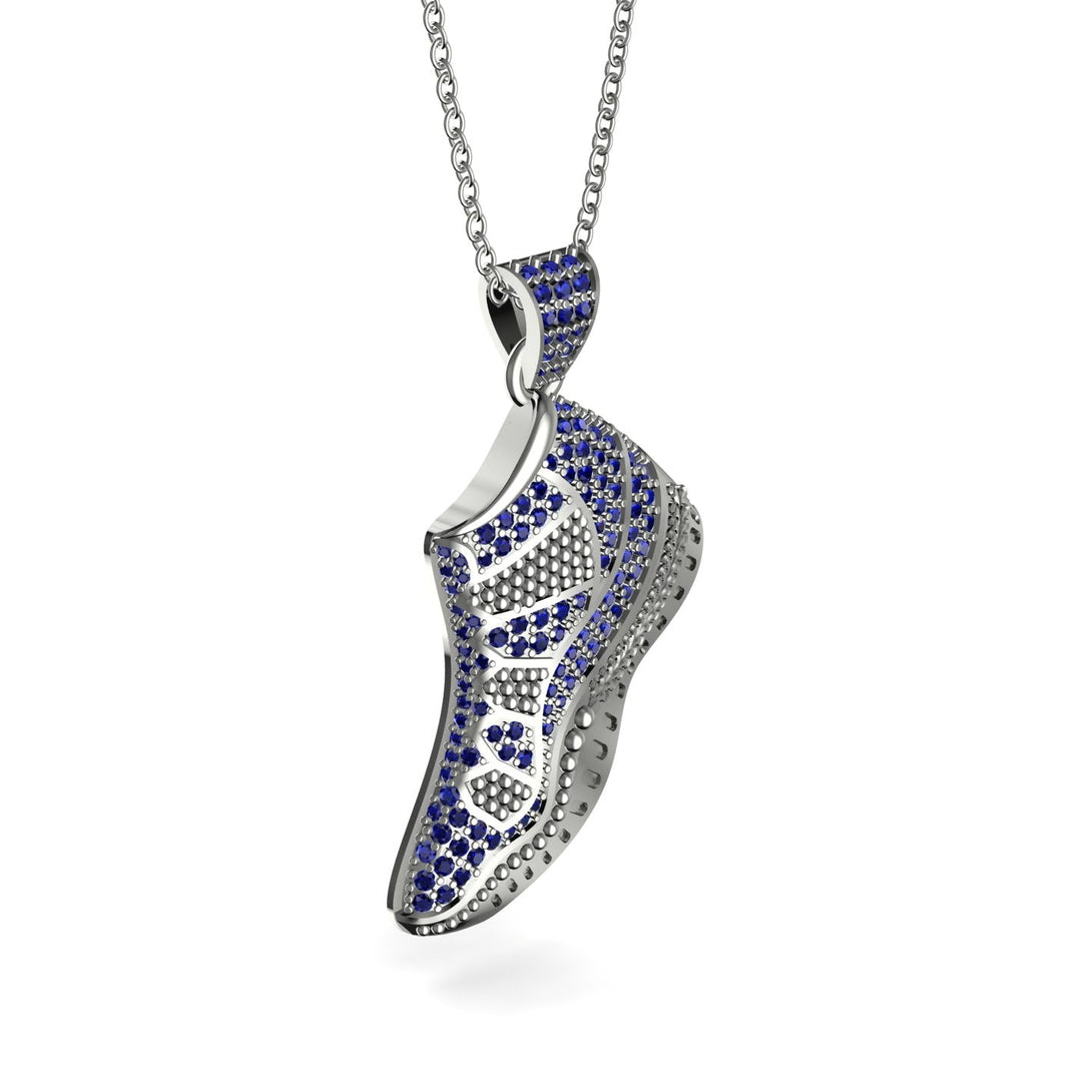 Sneaker Sport Sapphire Pendant - Justin No. 15