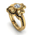 Solid Clower Flower Diamond Bridal Set - Christine No. 31 image 1