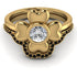 Solid Clower Flower Diamond Bridal Set - Christine No. 31