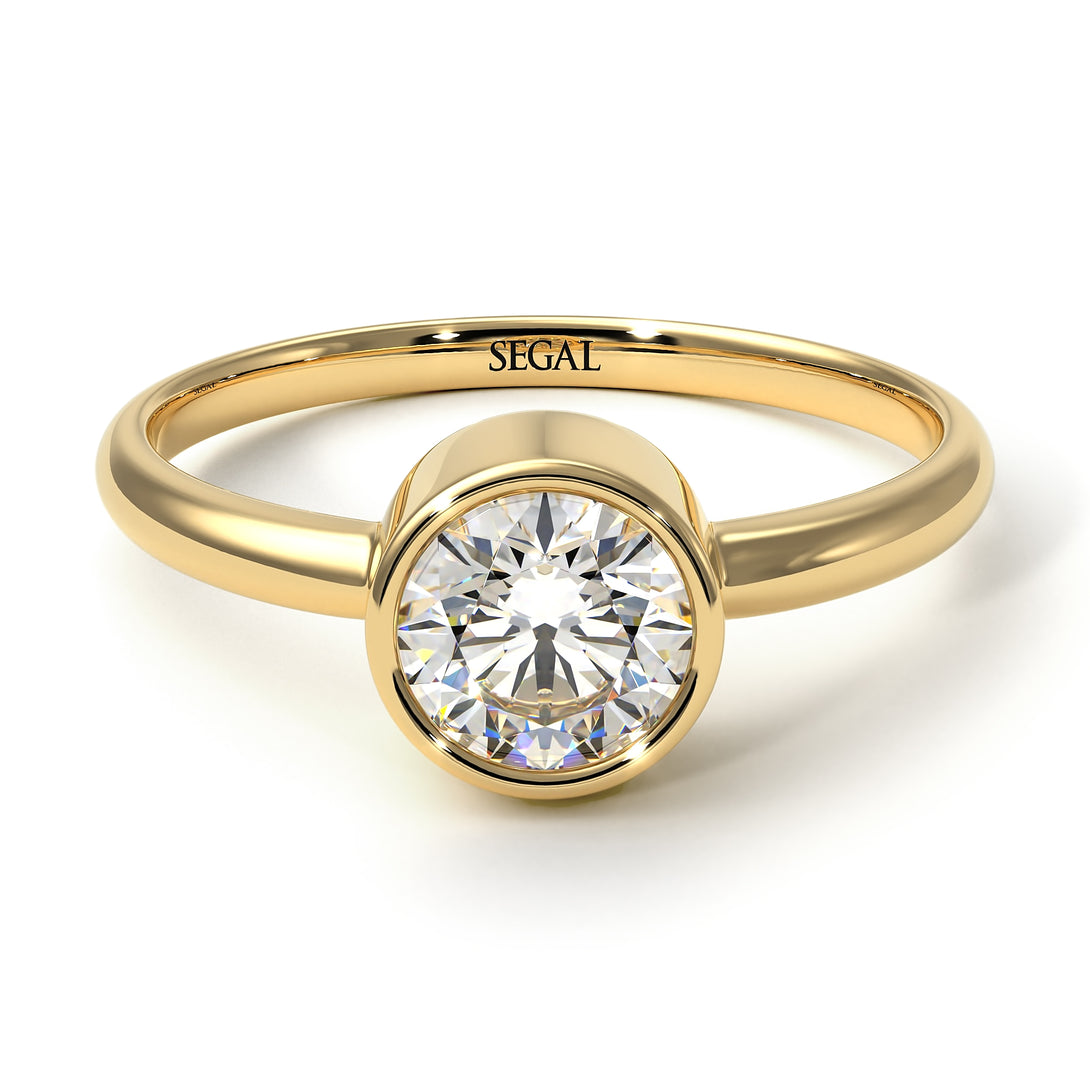 Solitaire Bezel Diamond Ring - Emerson No. 1