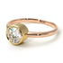 Two Tones Solitaire Bezel Diamond Ring - Emerson No. 16