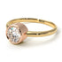 Two Tones Solitaire Bezel Diamond Ring - Emerson No. 16