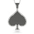 Spades Card Shape Black Diamond Pendant - Jerry No. 9