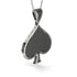 Spades Card Shape Black Diamond Pendant - Jerry No. 9