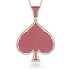 Spades Card Shape Ruby Pendant - Jerry No. 11