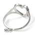 Split Shank Heart Black Diamond Ring - Delaney No. 9 image 6