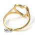 Split Shank Heart Diamond Ring - Delaney No. 1