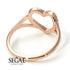 Split Shank Heart Diamond Ring - Delaney No. 2 image 6