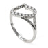 Split Shank Heart Diamond Ring - Delaney No. 3
