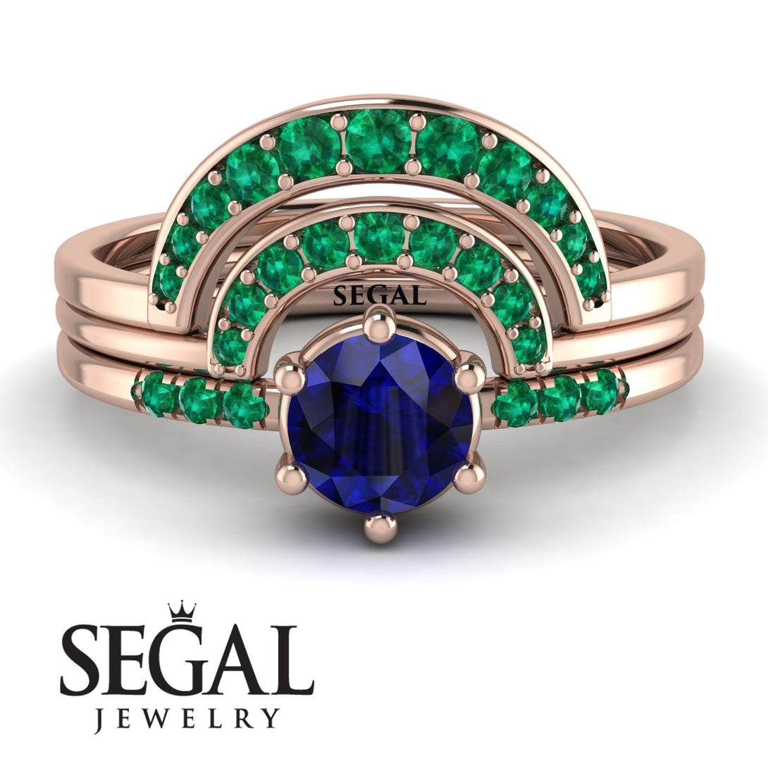 Stacking Sapphire Bridal Set - Mckenzie No. 29